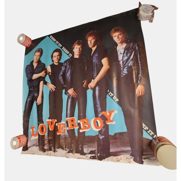 Other - Loverboy Keep It‎ Up 35x36 Vintage 1983 Promo Poster CBS Records Rock Pop Rock